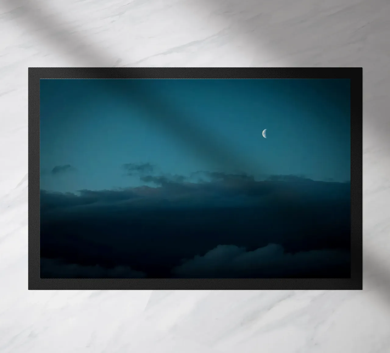 moon clouds doormat by Earthly Visions