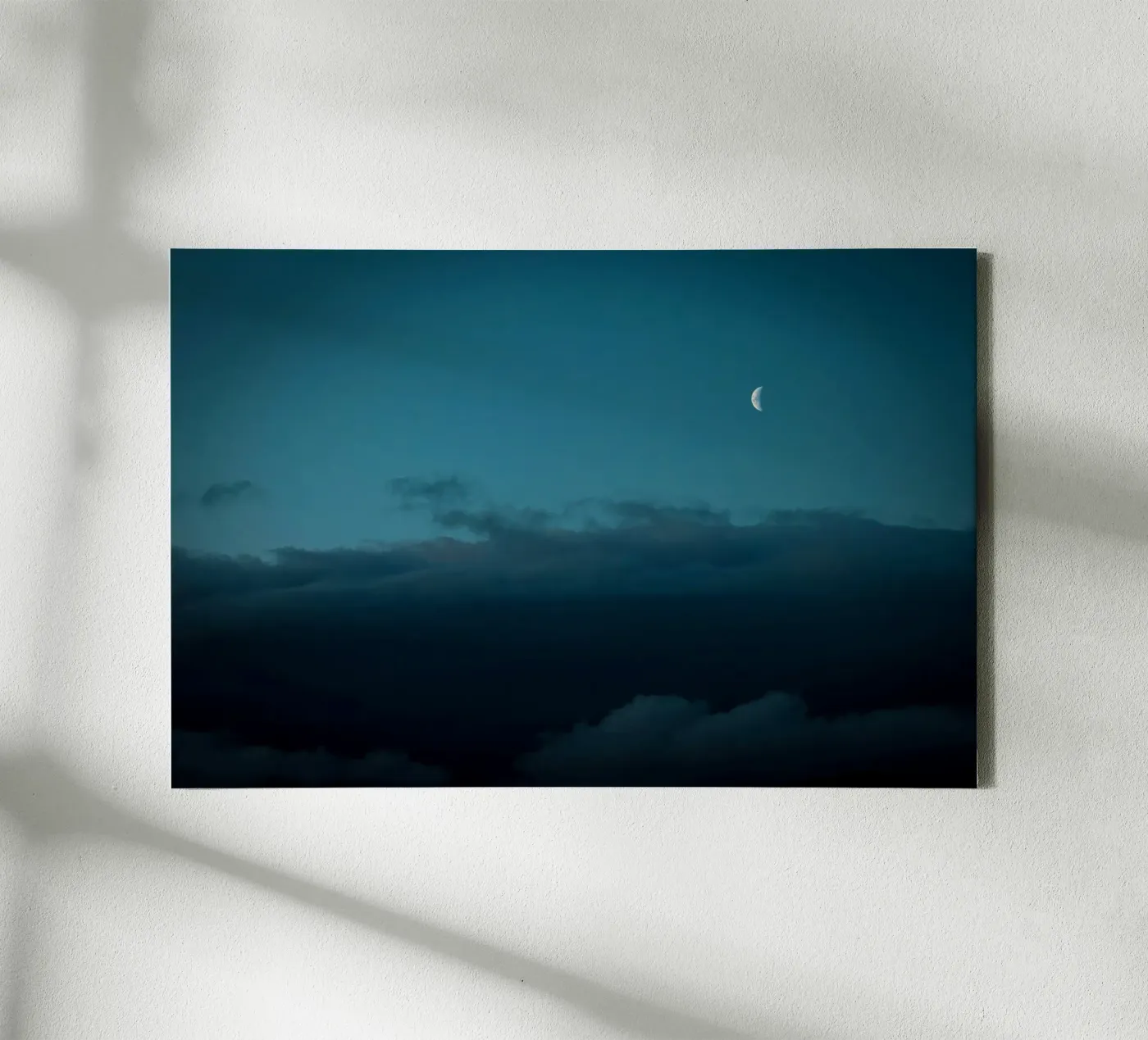 maanwolken canvas van Earthly Visions