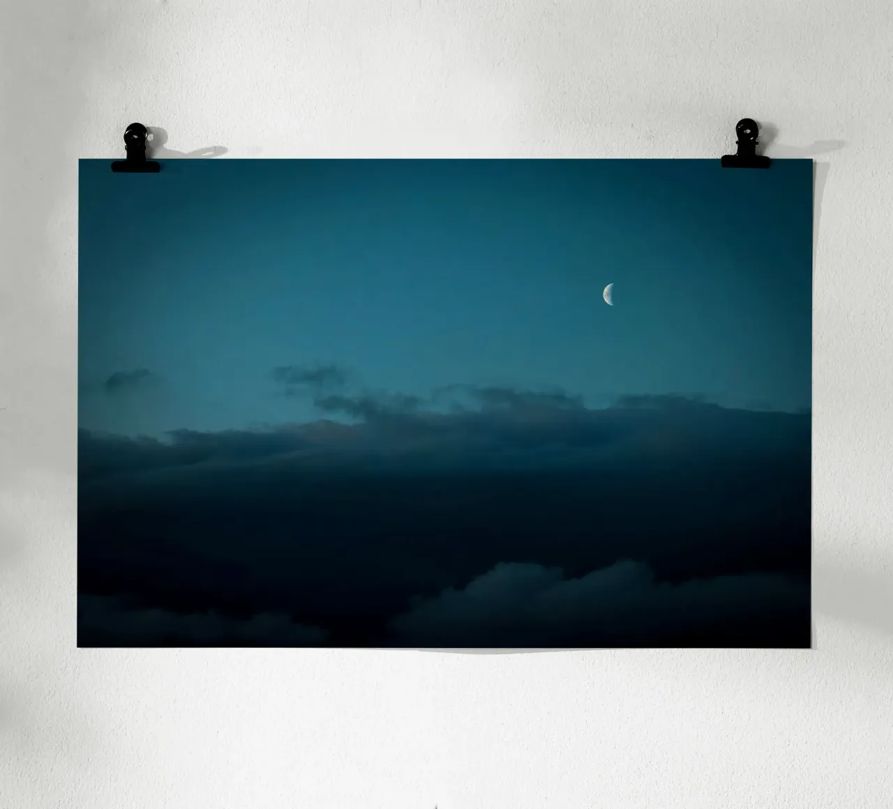 moon clouds poster by Earthly Visions