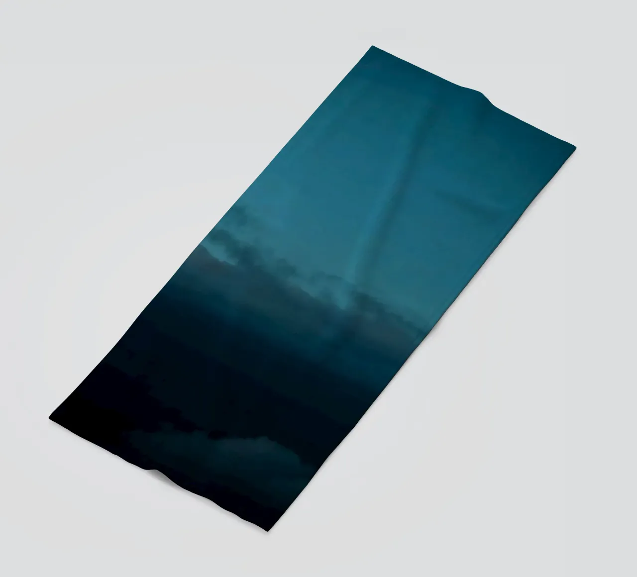 moon clouds beach towel by Earthly Visions
