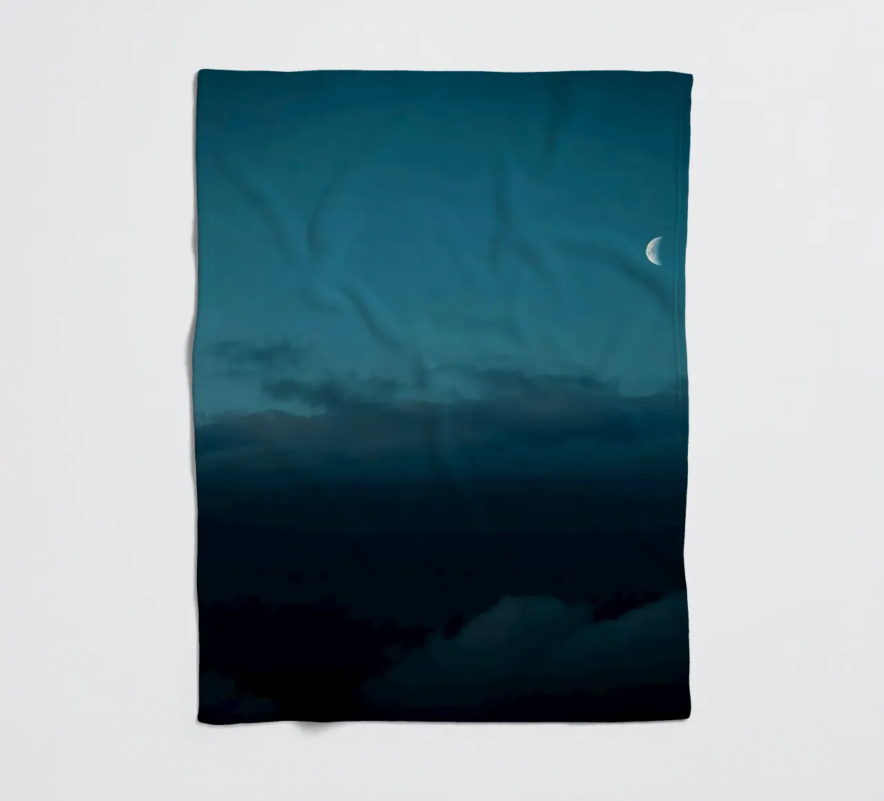 moon clouds Fleecedecke von Earthly Visions