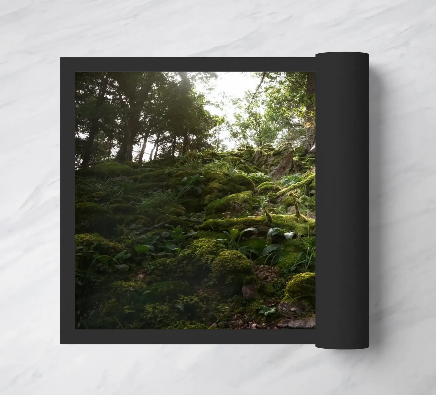 forest moss Fußmatte von Earthly Visions