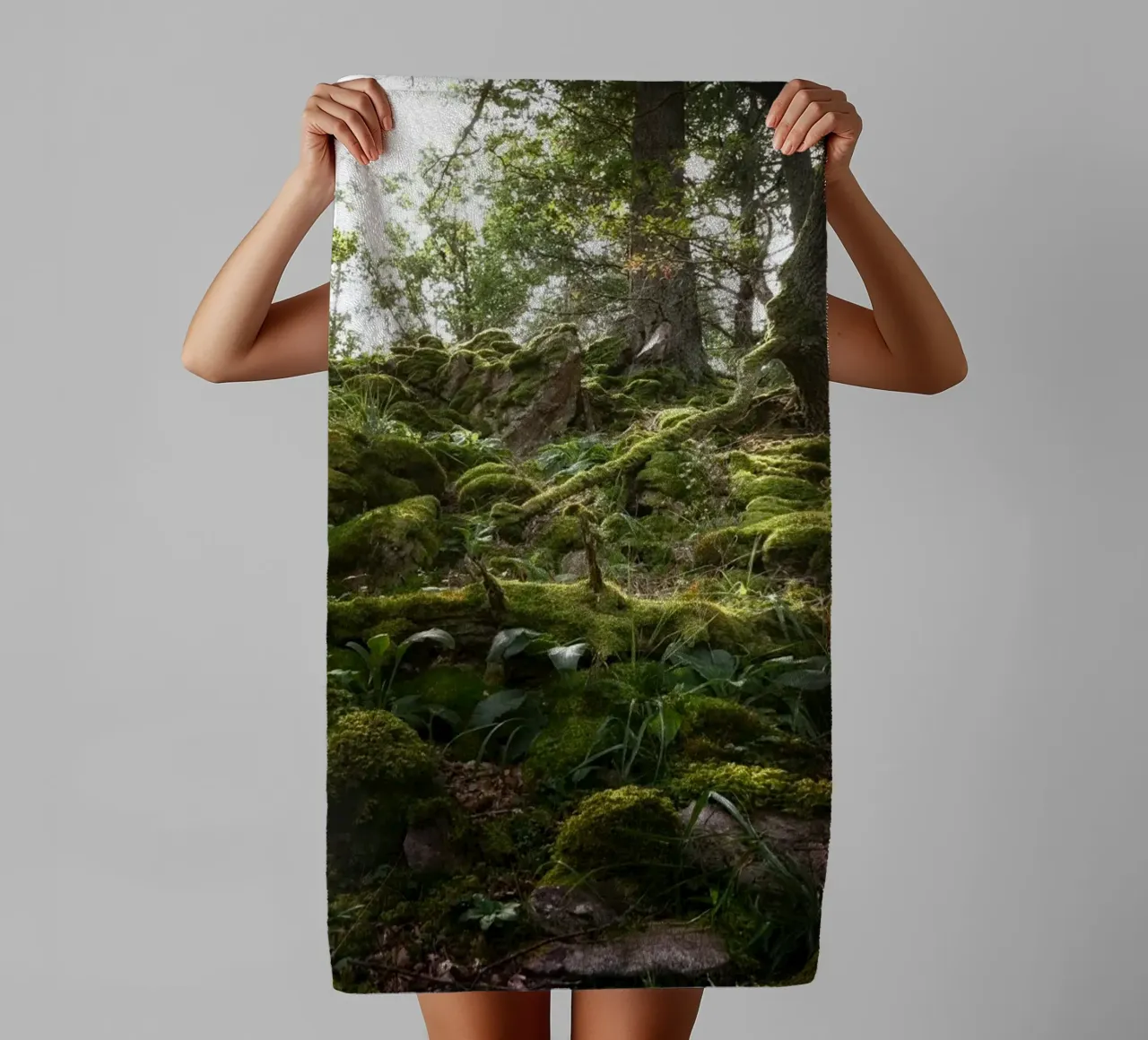 Waldmoos Handtuch von Earthly Visions