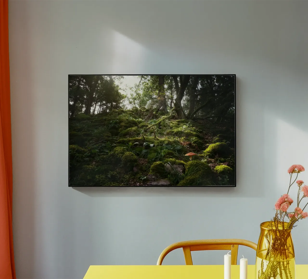 forest moss acrylic glass by Earthly Visions