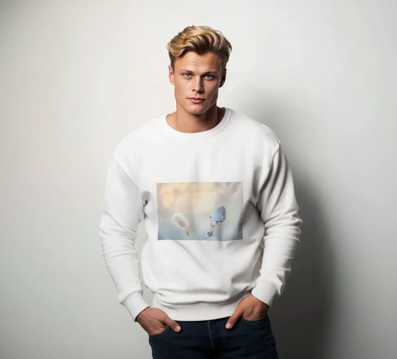 farfalla soft focus felpa da Earthly Visions