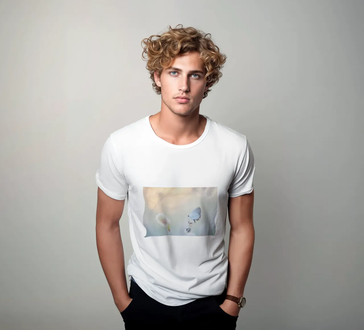 farfalla soft focus t-shirt da Earthly Visions