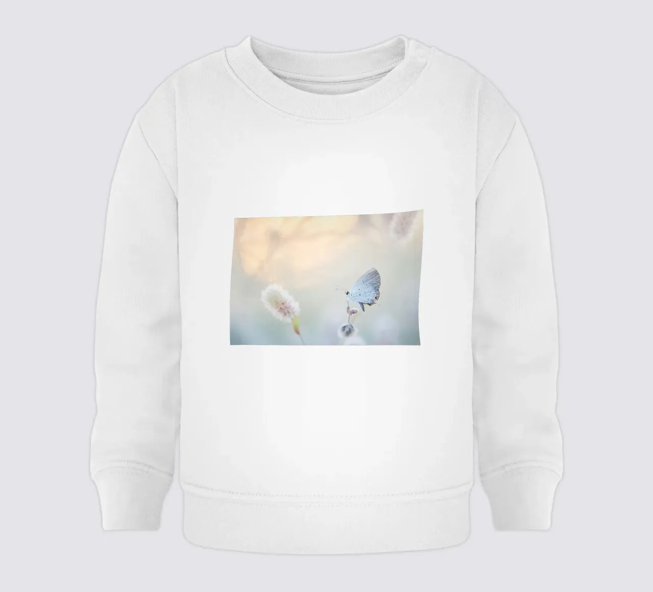 farfalla soft focus felpa neonato da Earthly Visions