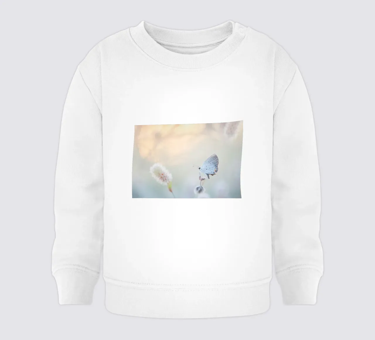 farfalla soft focus felpa neonato da Earthly Visions