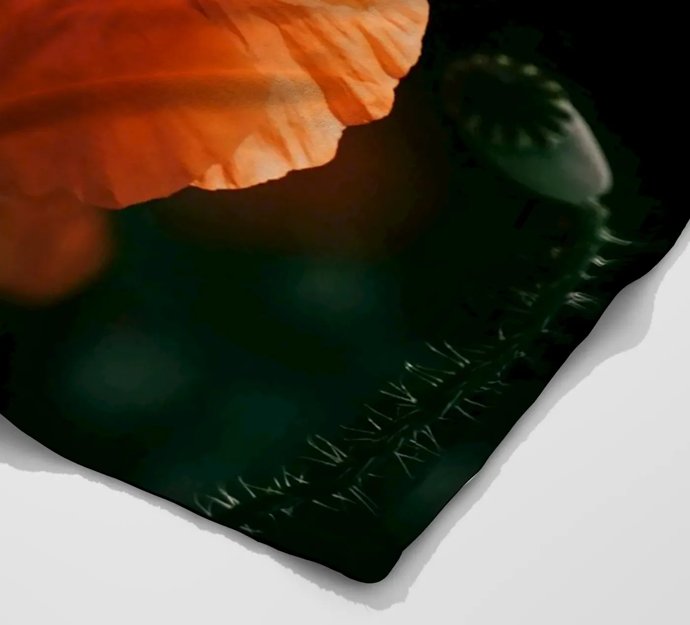 poppies flowers Fleecedecke von Earthly Visions