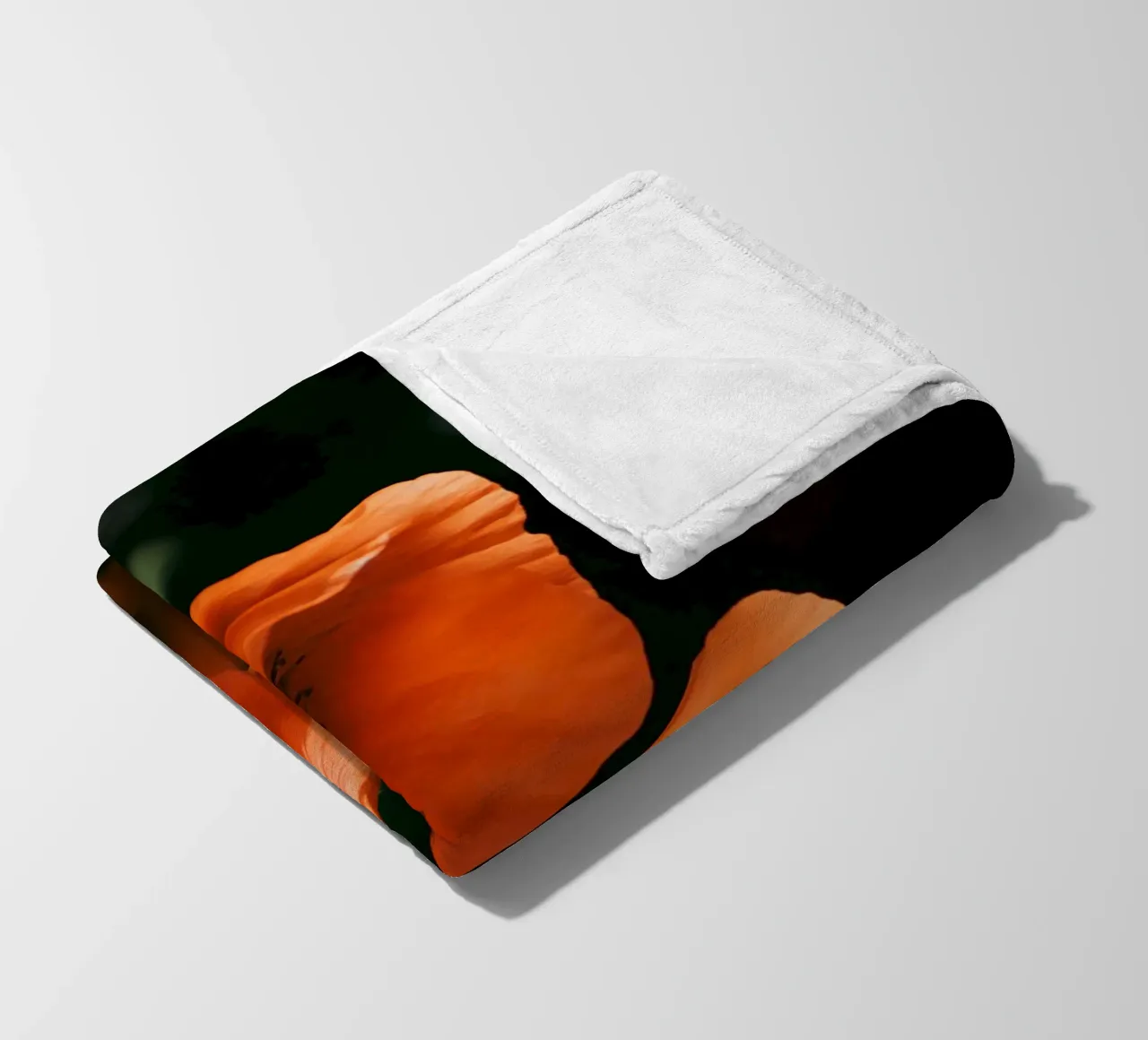 Mohnblumen Fleecedecke von Earthly Visions