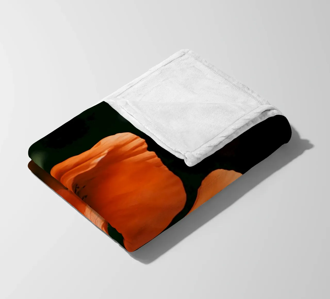 Mohnblumen Fleecedecke von Earthly Visions