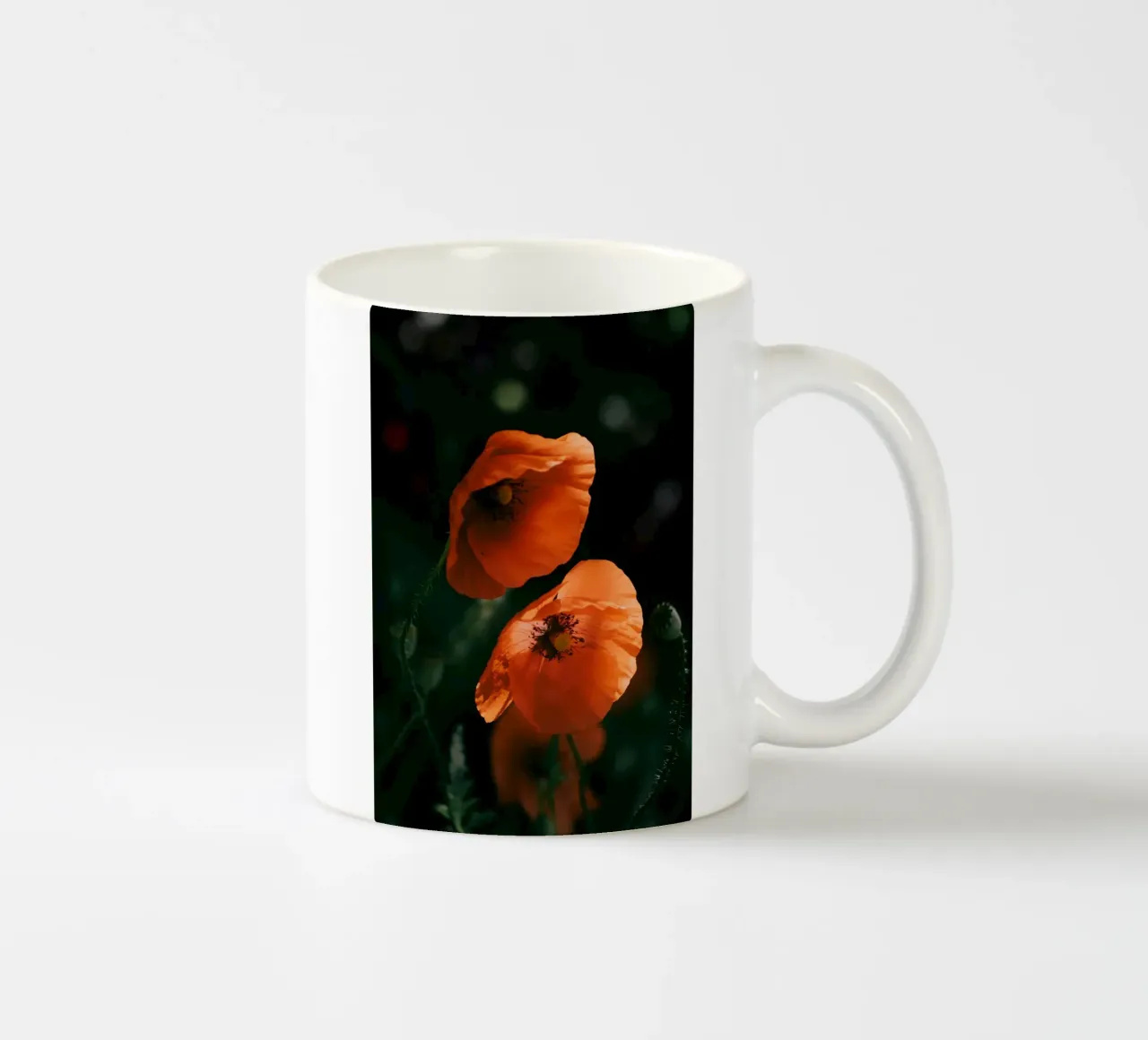 fiori di papavero tazza in ceramica da Earthly Visions