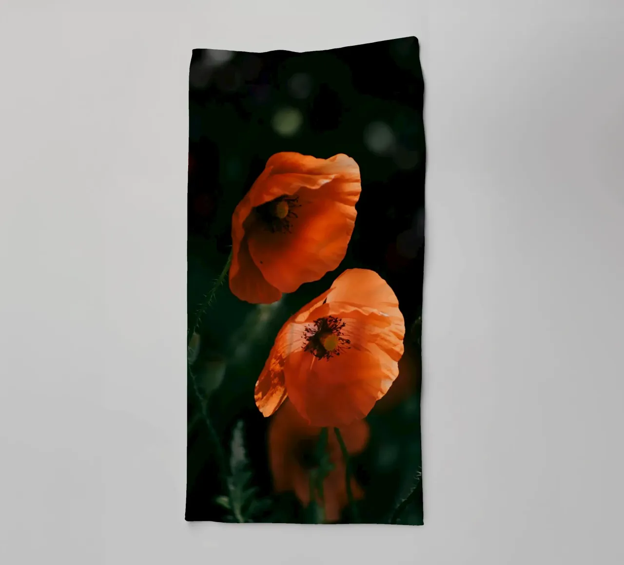 fiori di papavero asciugamano da bagno da Earthly Visions