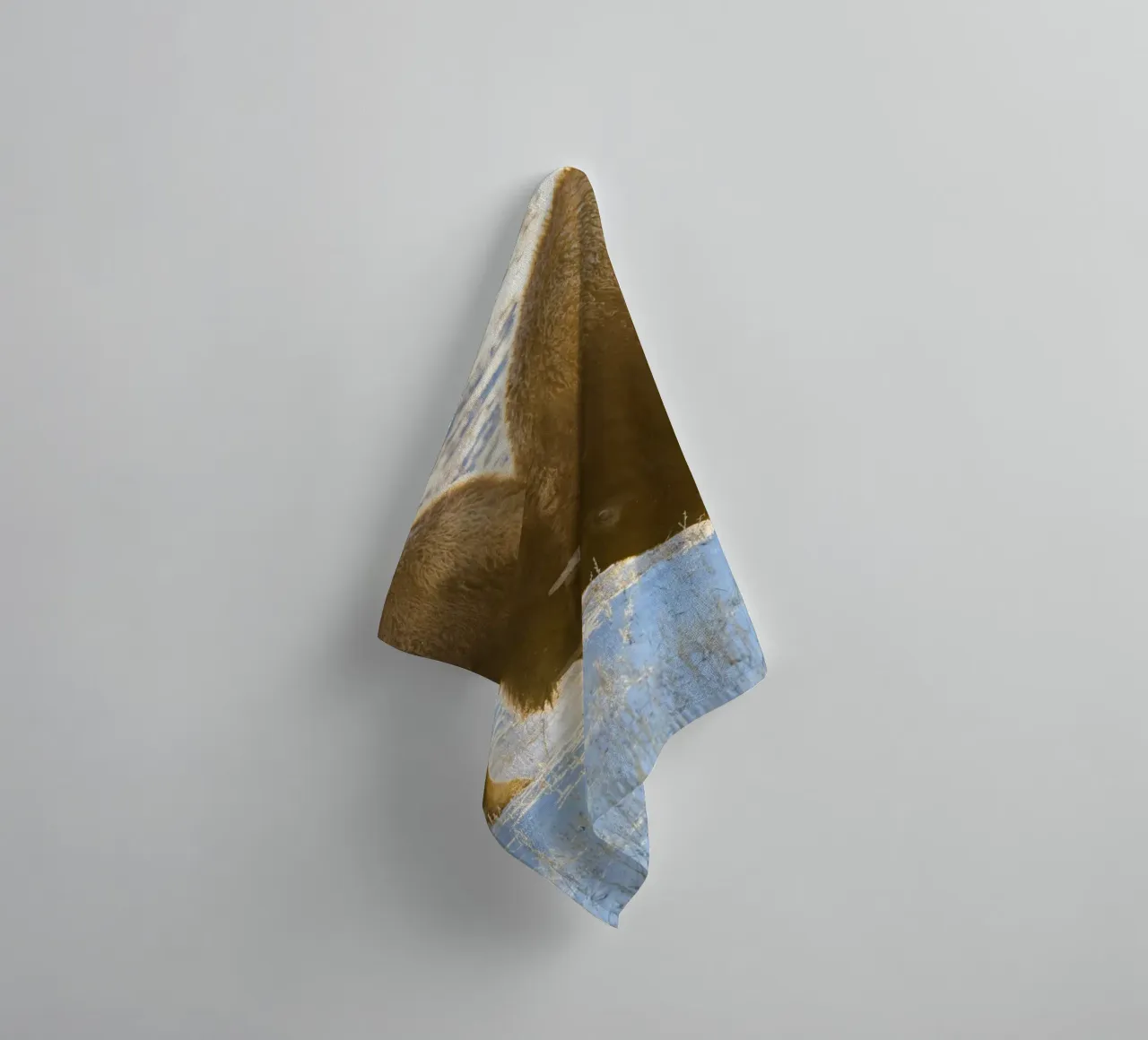 bison animal towel by Earthly Visions