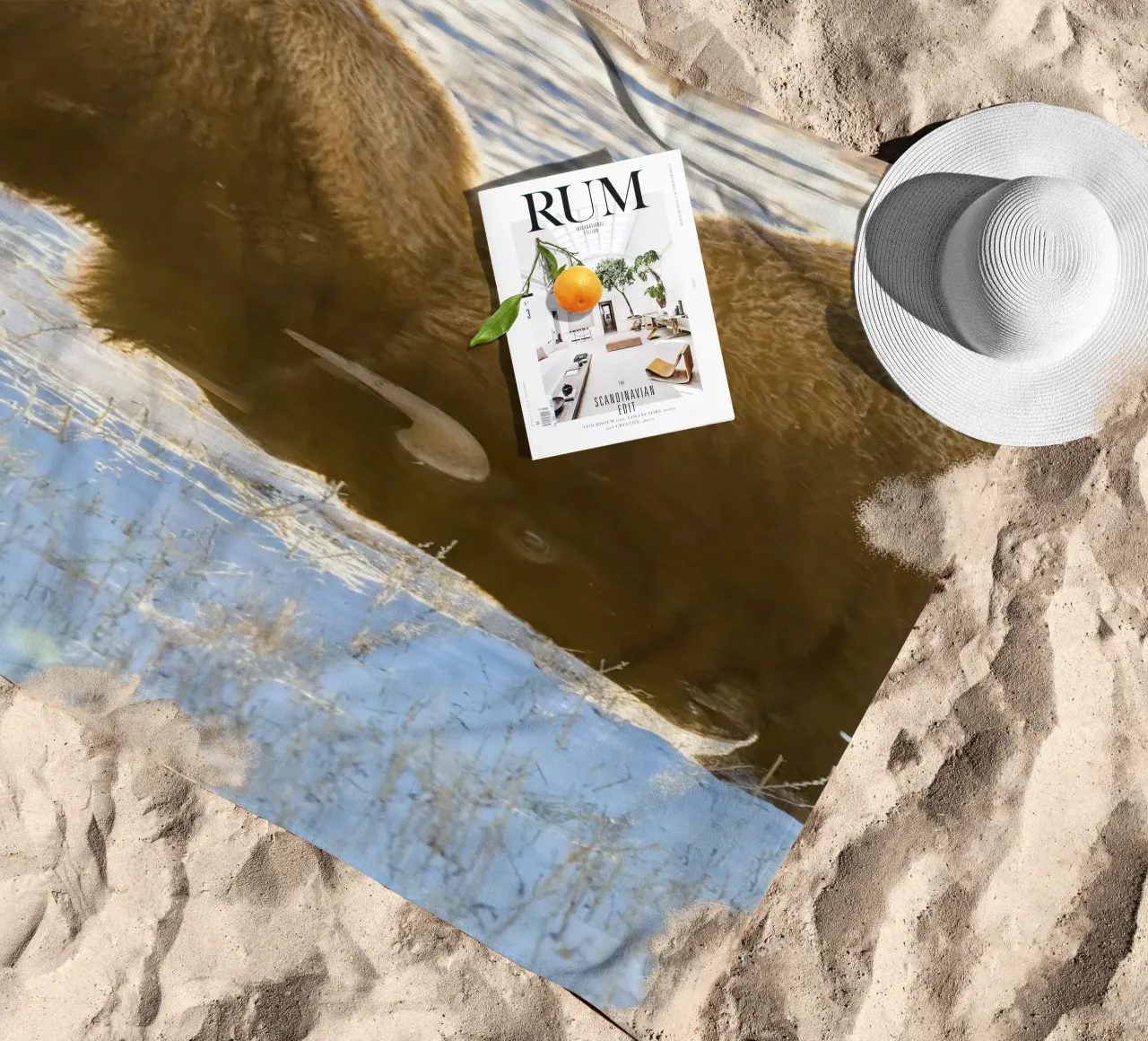 animale bisonte telo mare da Earthly Visions