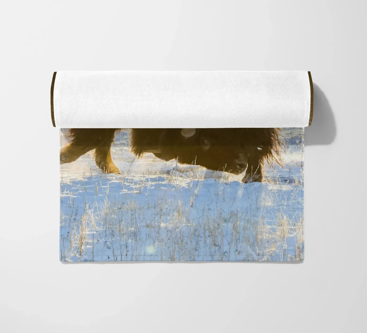 animale bisonte telo mare da Earthly Visions