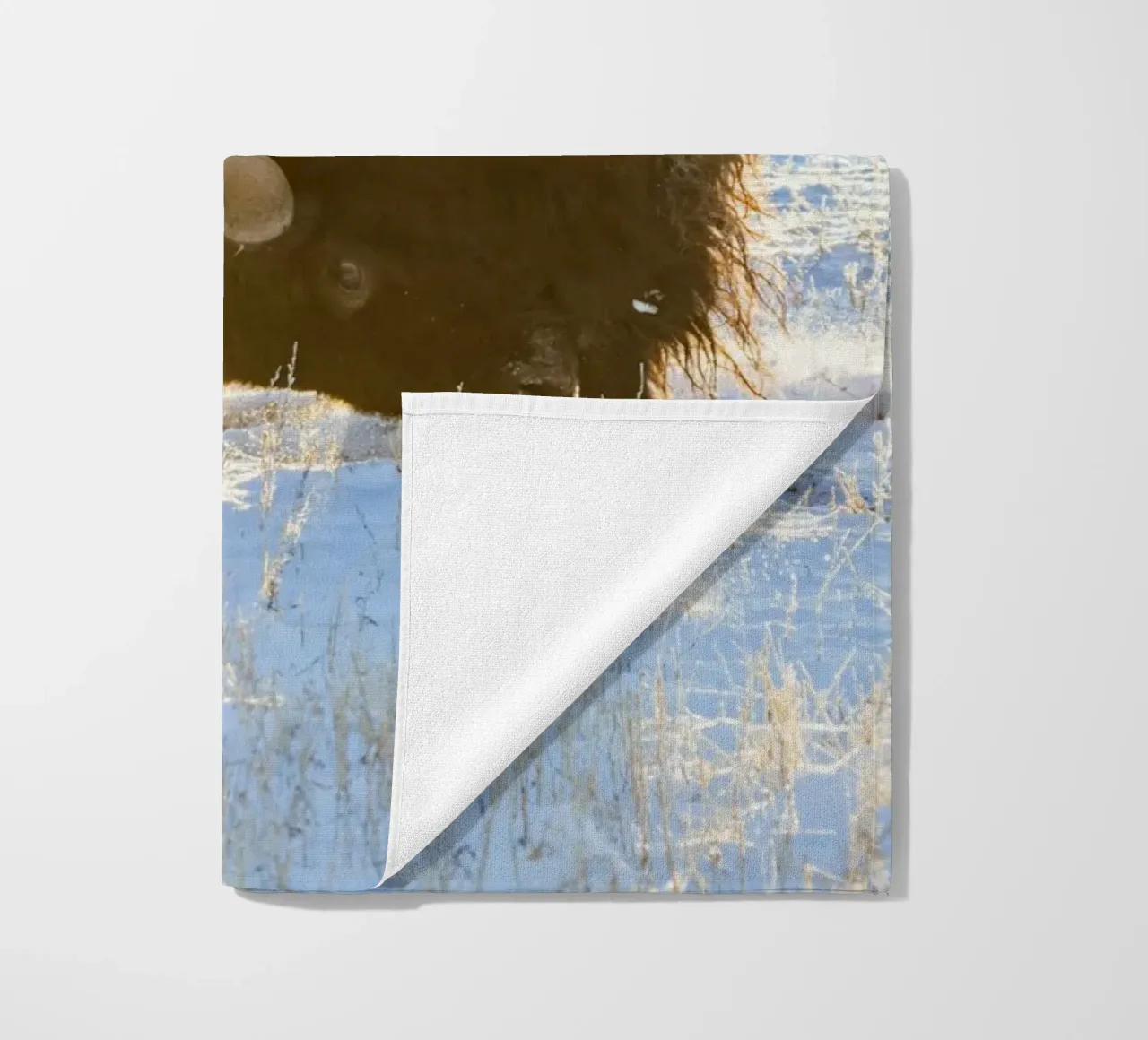 bison animal beach towel by Earthly Visions