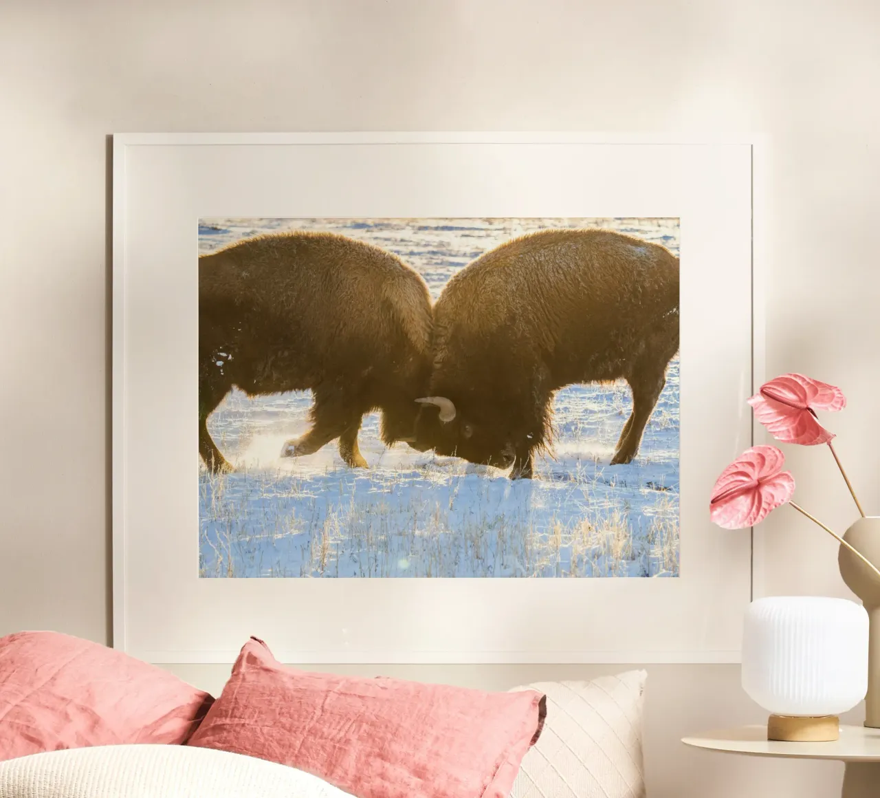 bison animal hahnemühle by Earthly Visions