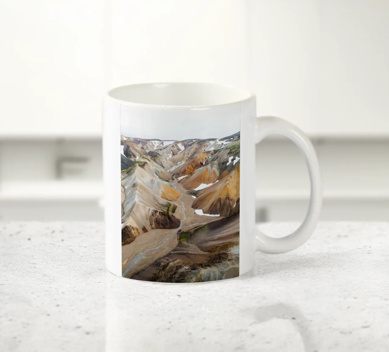 paesaggio geotermico tazza in ceramica da Earthly Visions