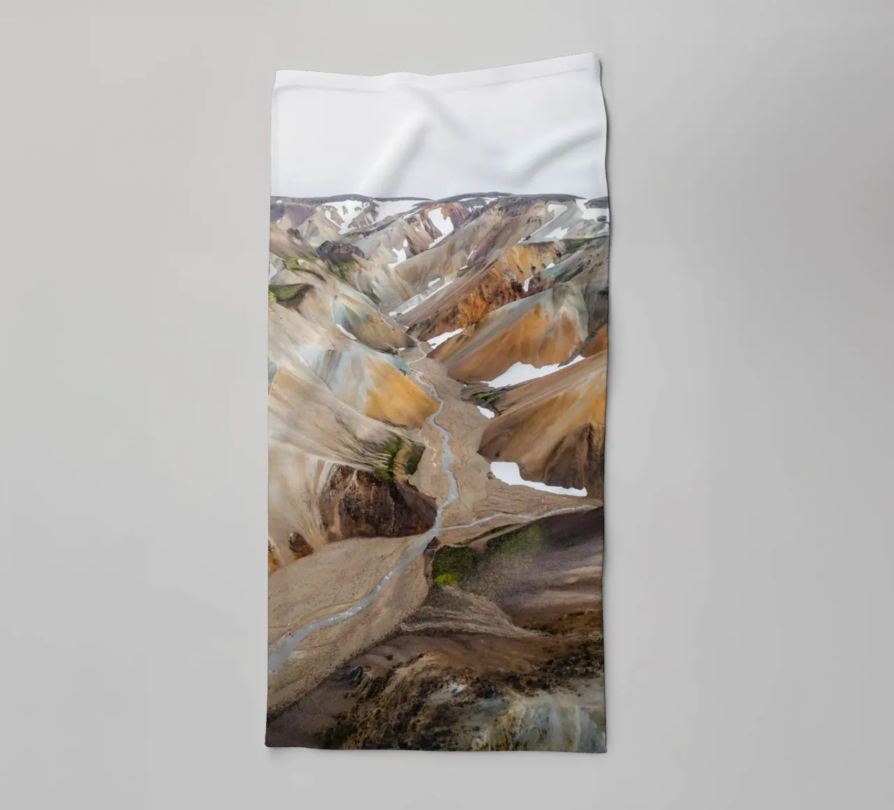 paesaggio geotermico asciugamano da bagno da Earthly Visions