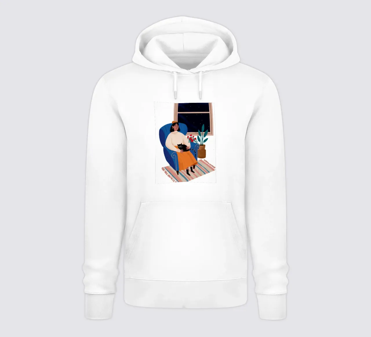 Coccole notturne stellate felpa con cappuccio da Line Fable