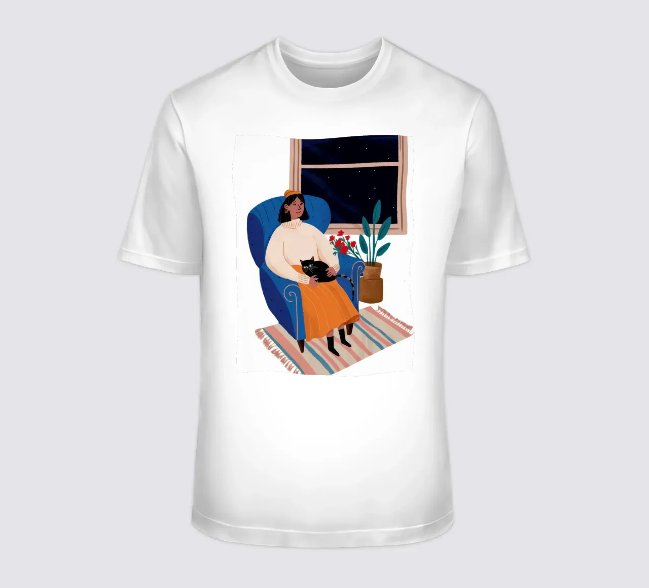 Coccole notturne stellate t-shirt da Line Fable