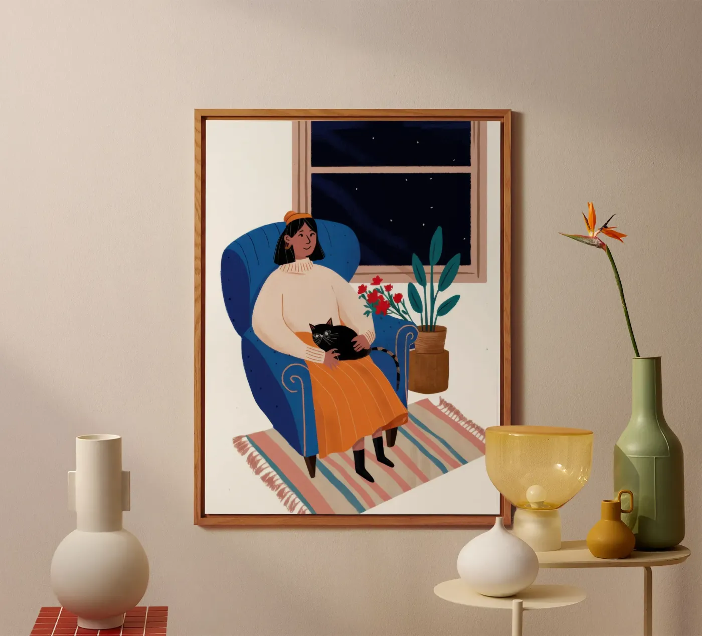 Starry Night Cuddle forex plate by Line Fable