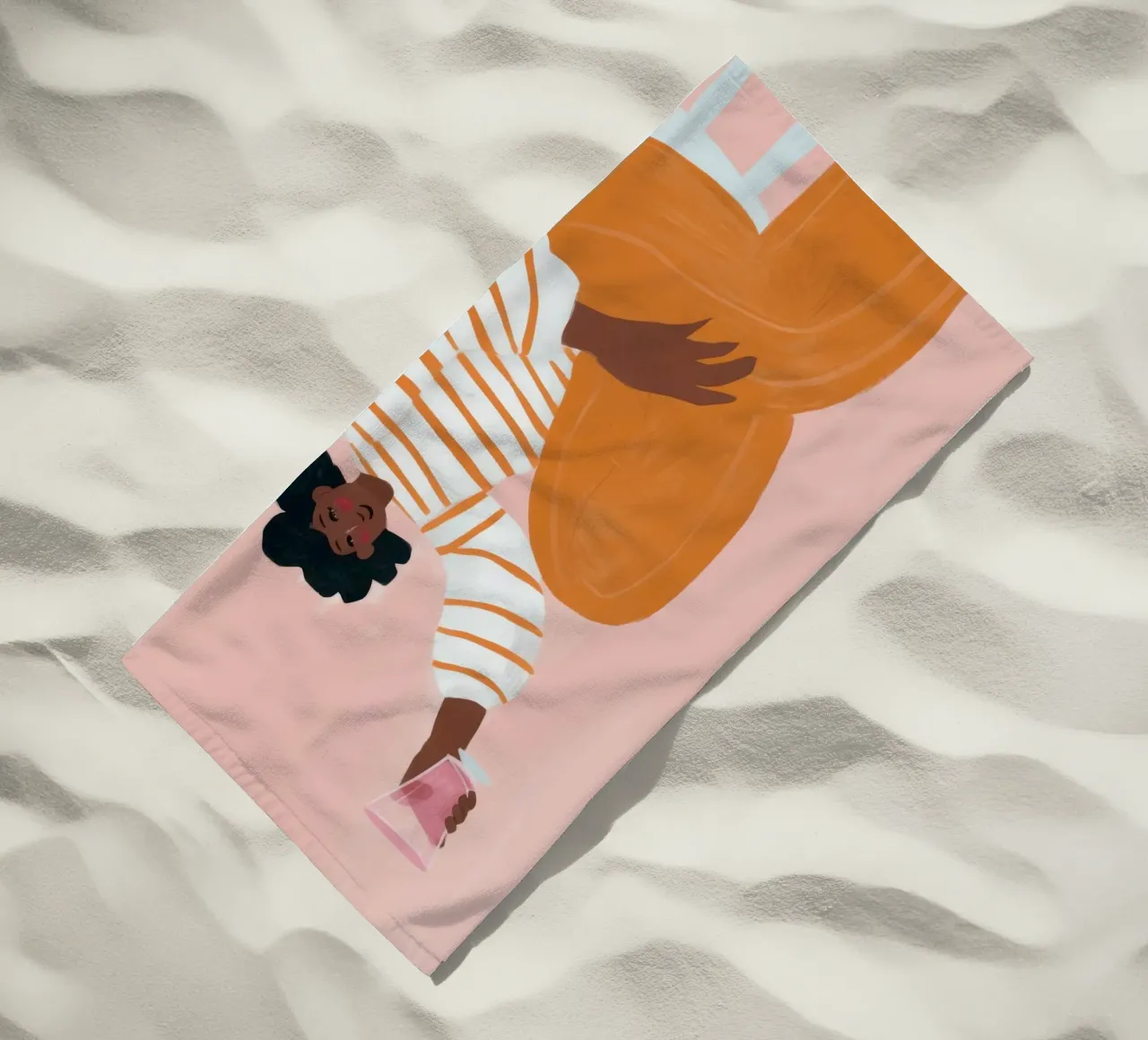 Pantalone a righe Serenity telo mare da Solar Paint