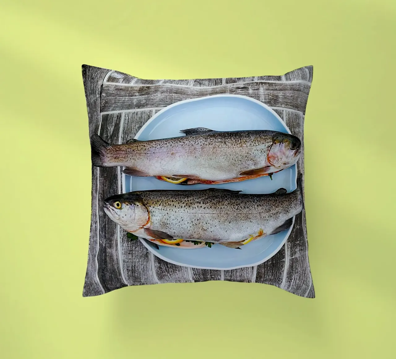 Salmone Serenità cuscino da Nature's Palette