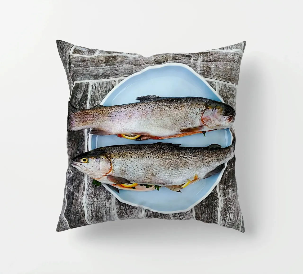 Salmone Serenità cuscino da Nature's Palette