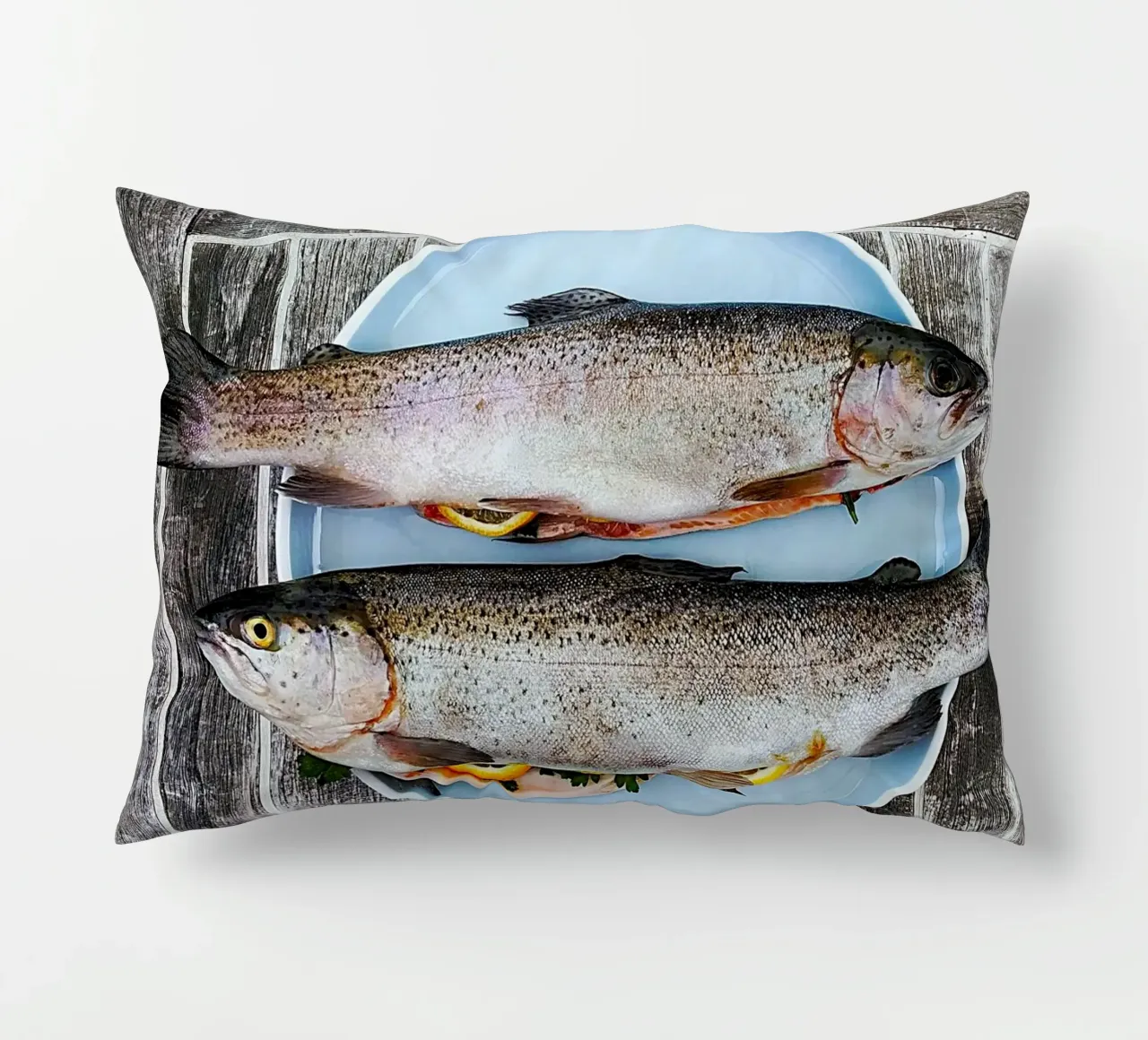 Salmone Serenità cuscino da Nature's Palette