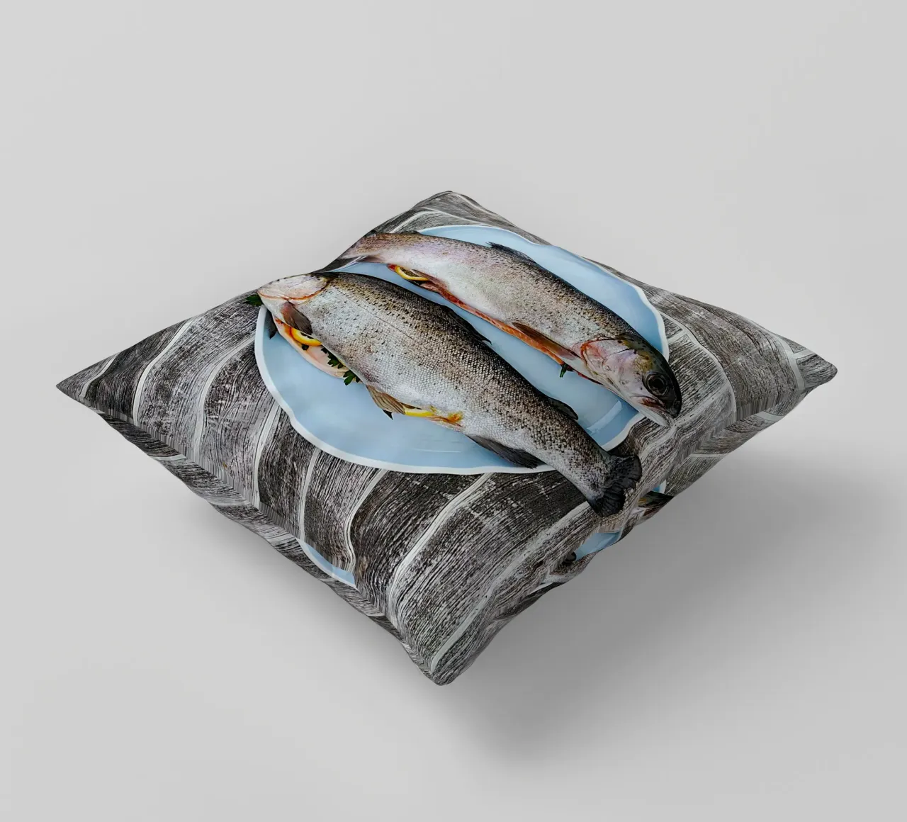 Salmone Serenità cuscino da Nature's Palette