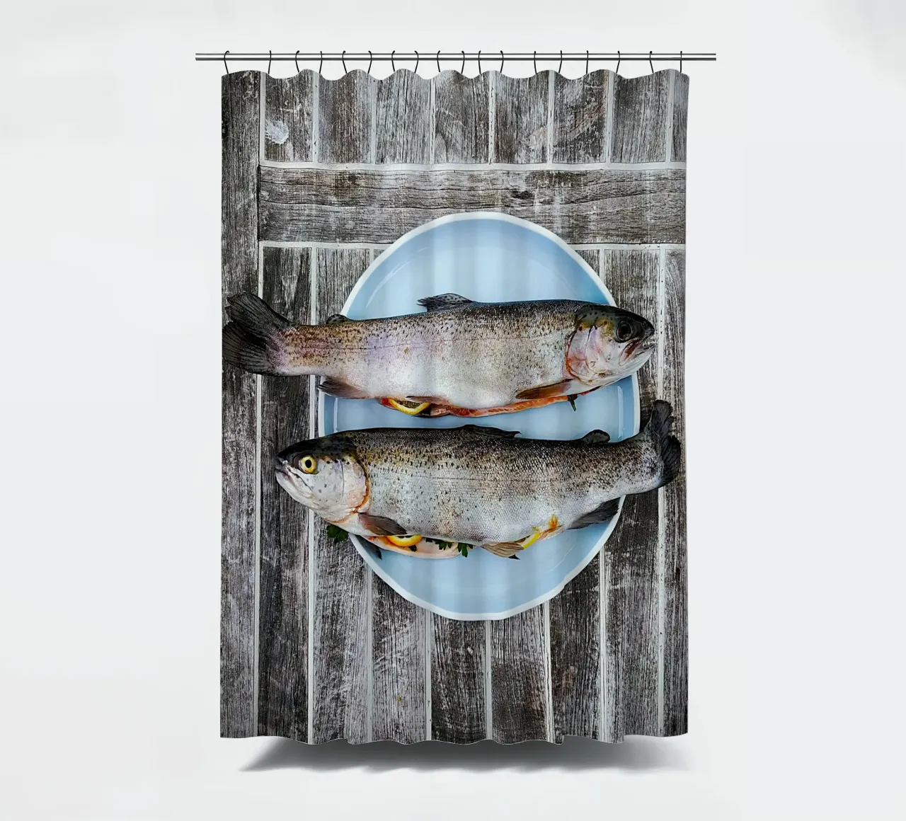 Salmone Serenità tenda da doccia da Nature's Palette
