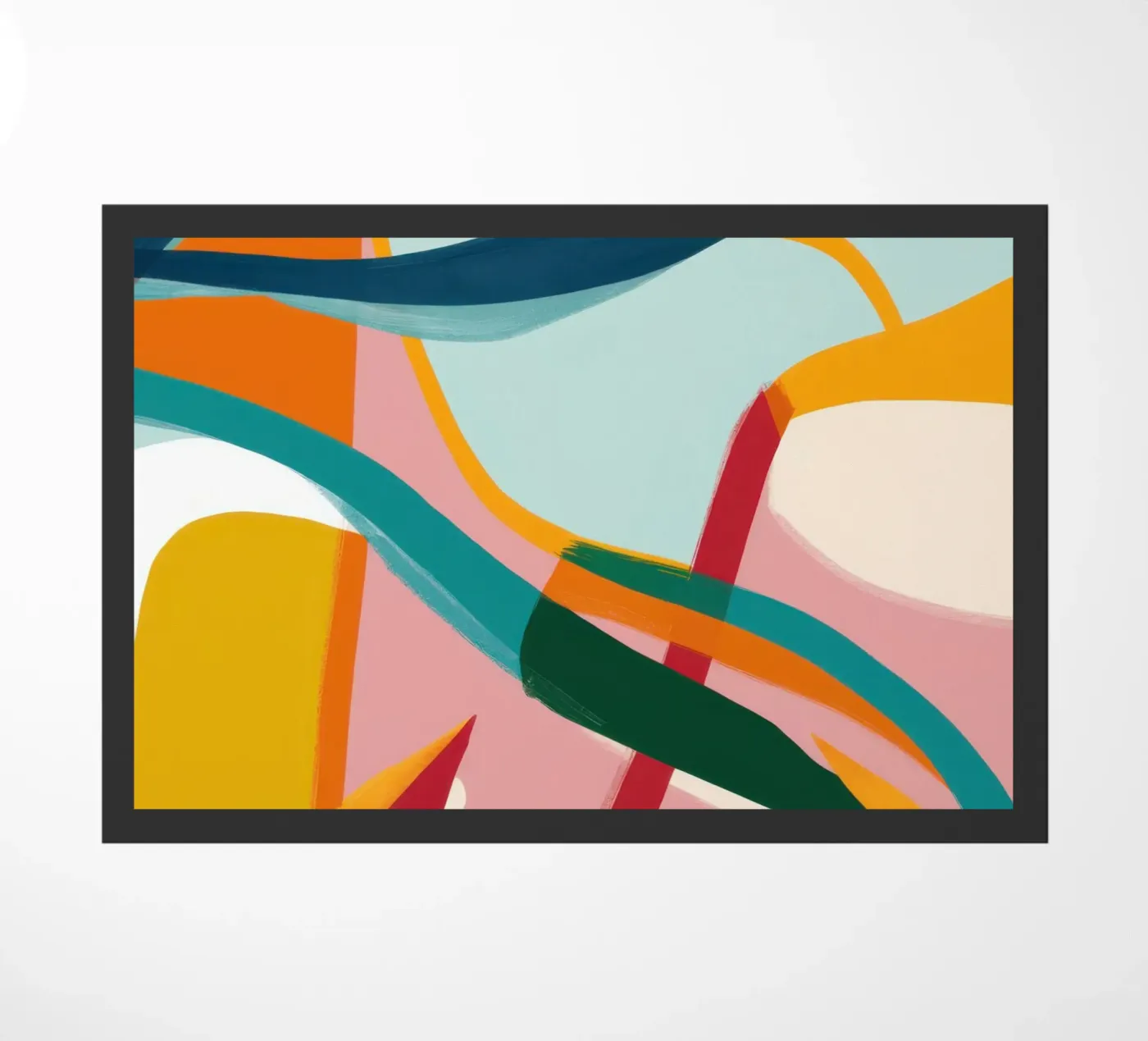 Dynamic Abstract Harmony doormat by Frosh Pallete