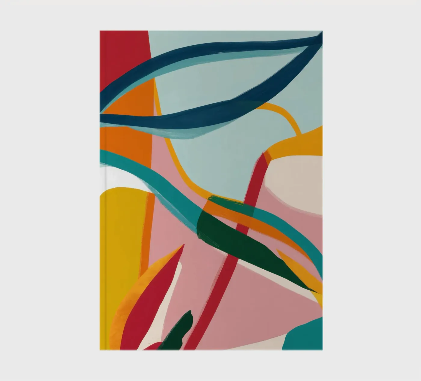 Dynamic Abstract Harmony Notizbuch von Frosh Pallete