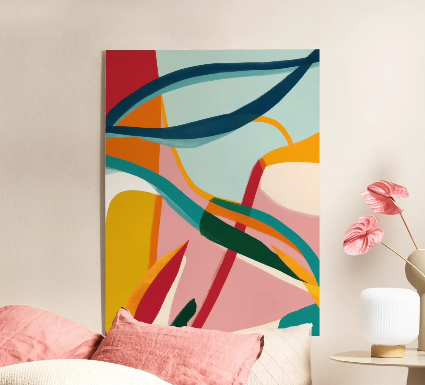 Dynamic Abstract Harmony Acryl-Glas von Frosh Pallete