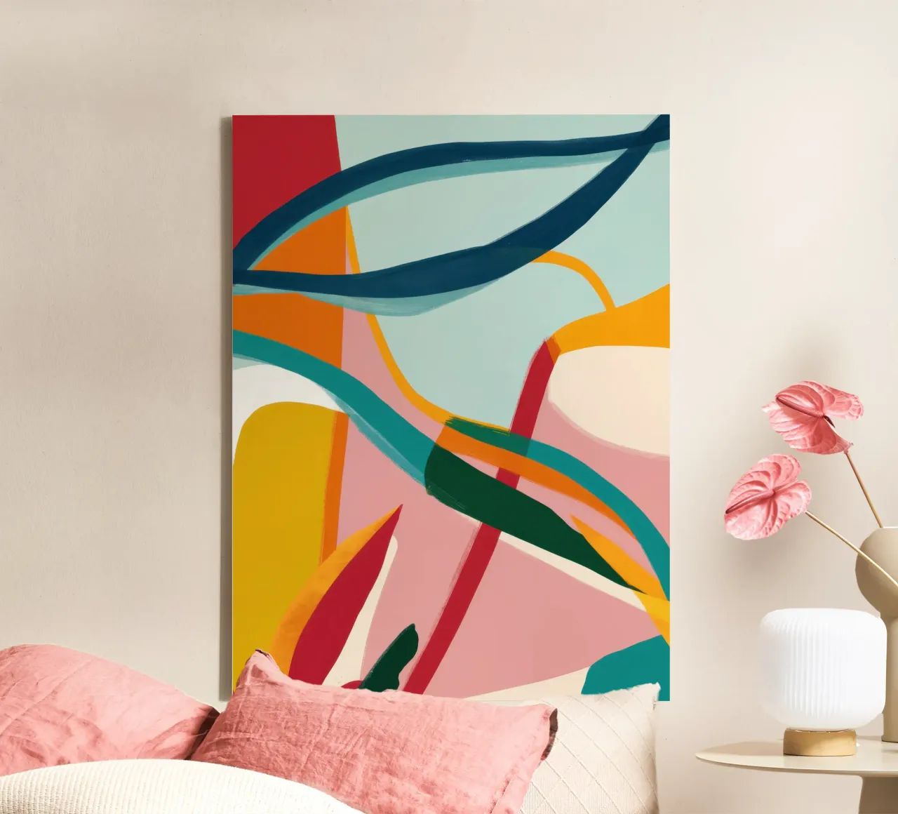 Dynamic Abstract Harmony canvas by Frosh Pallete