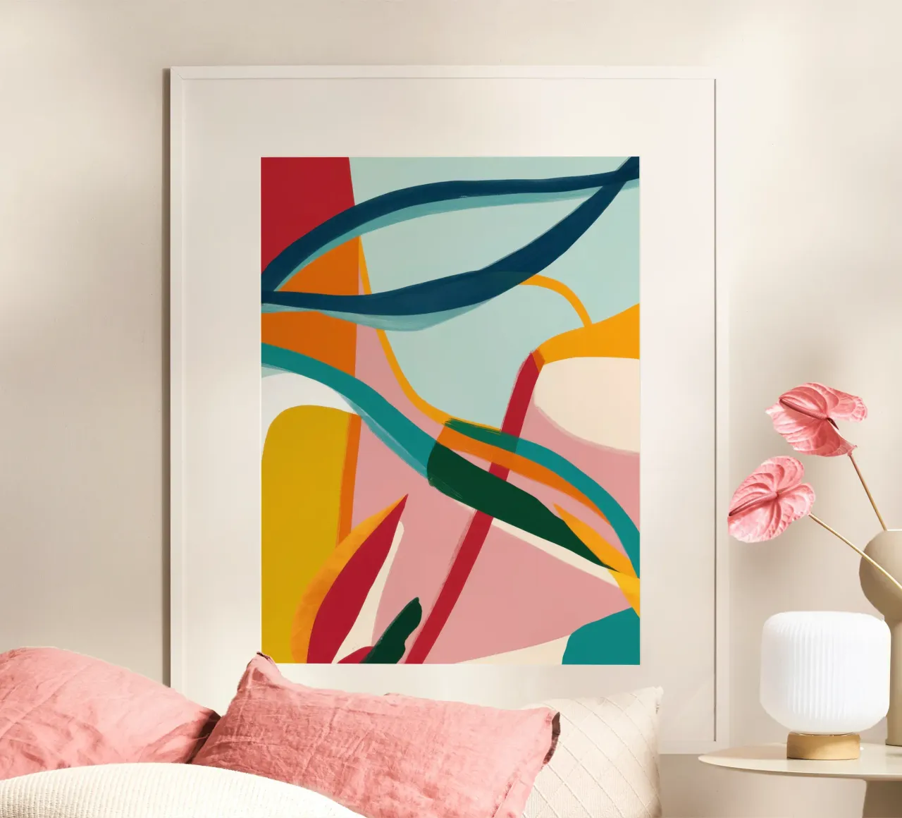 Armonia astratta dinamica poster da Frosh Pallete