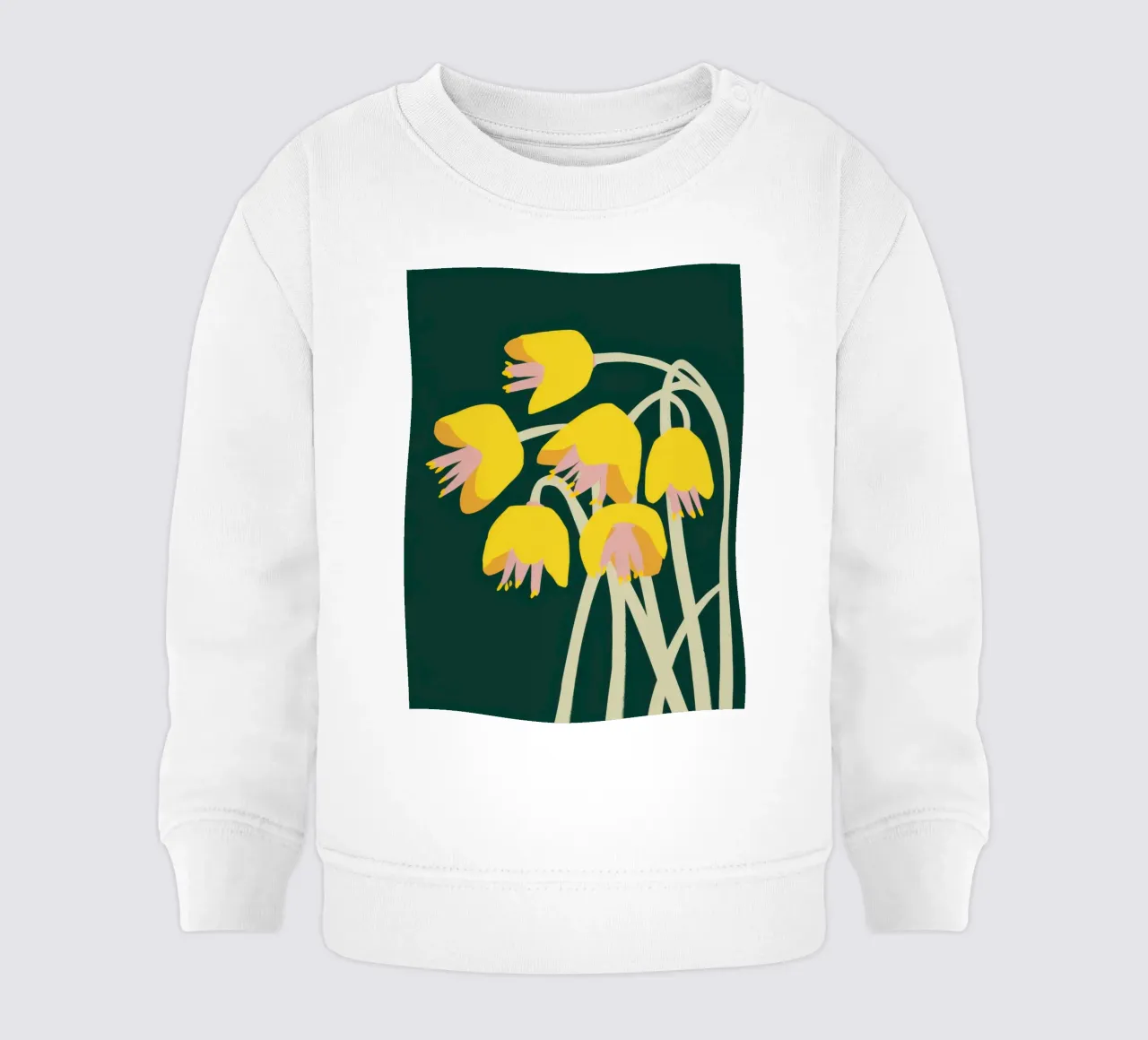 Tulipani dell'ora d'oro felpa neonato da Solar Paint