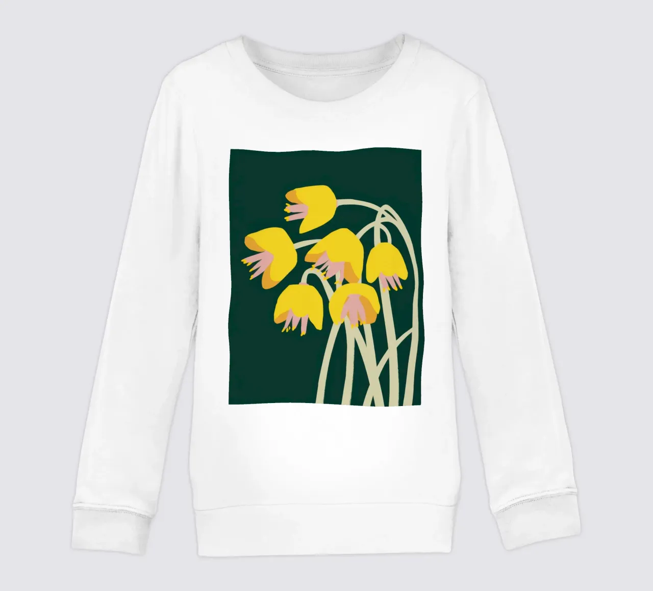 Tulipani dell'ora d'oro felpa bambino da Solar Paint