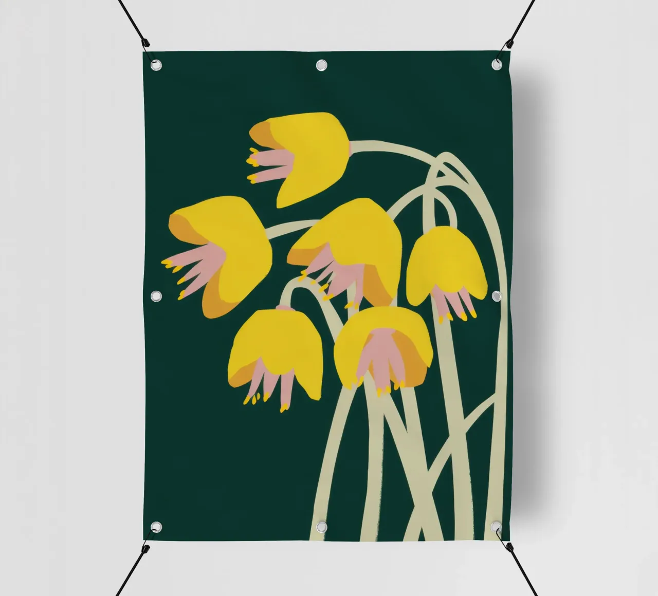 Tulipani dell'ora d'oro telo in pvc da Solar Paint