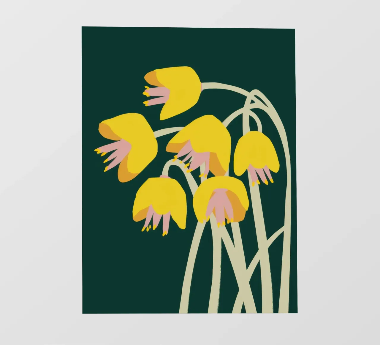 Tulipani dell'ora d'oro telo in pvc da Solar Paint