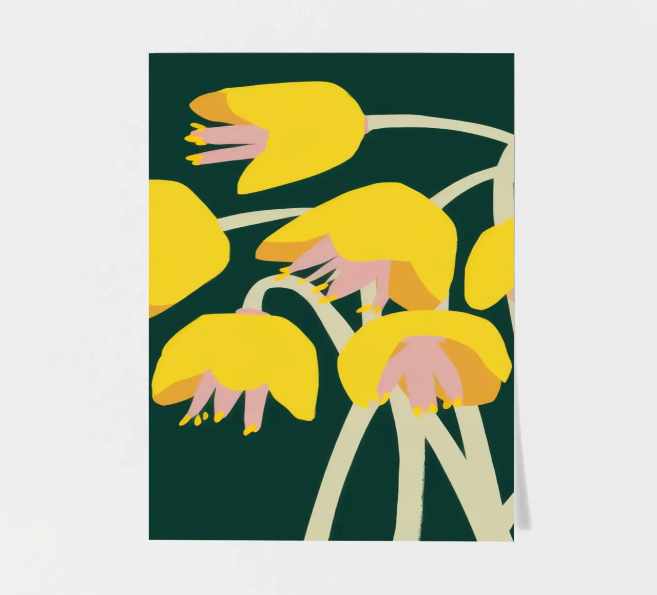 Tulipani dell'ora d'oro foglio adesivo da Solar Paint