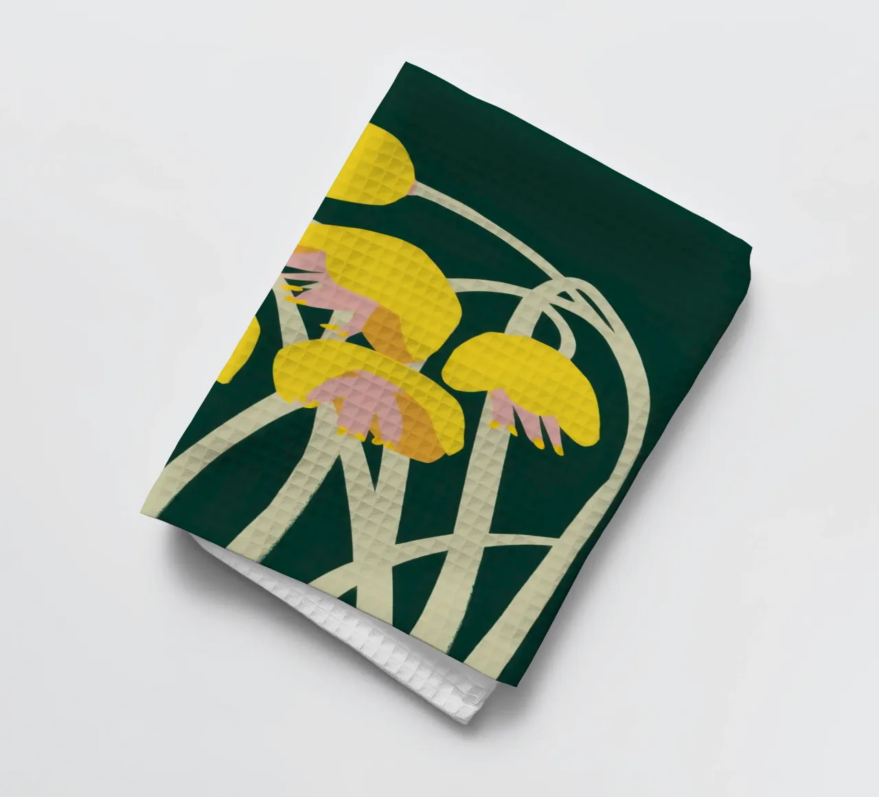Tulipani dell'ora d'oro canovaccio da cucina da Solar Paint