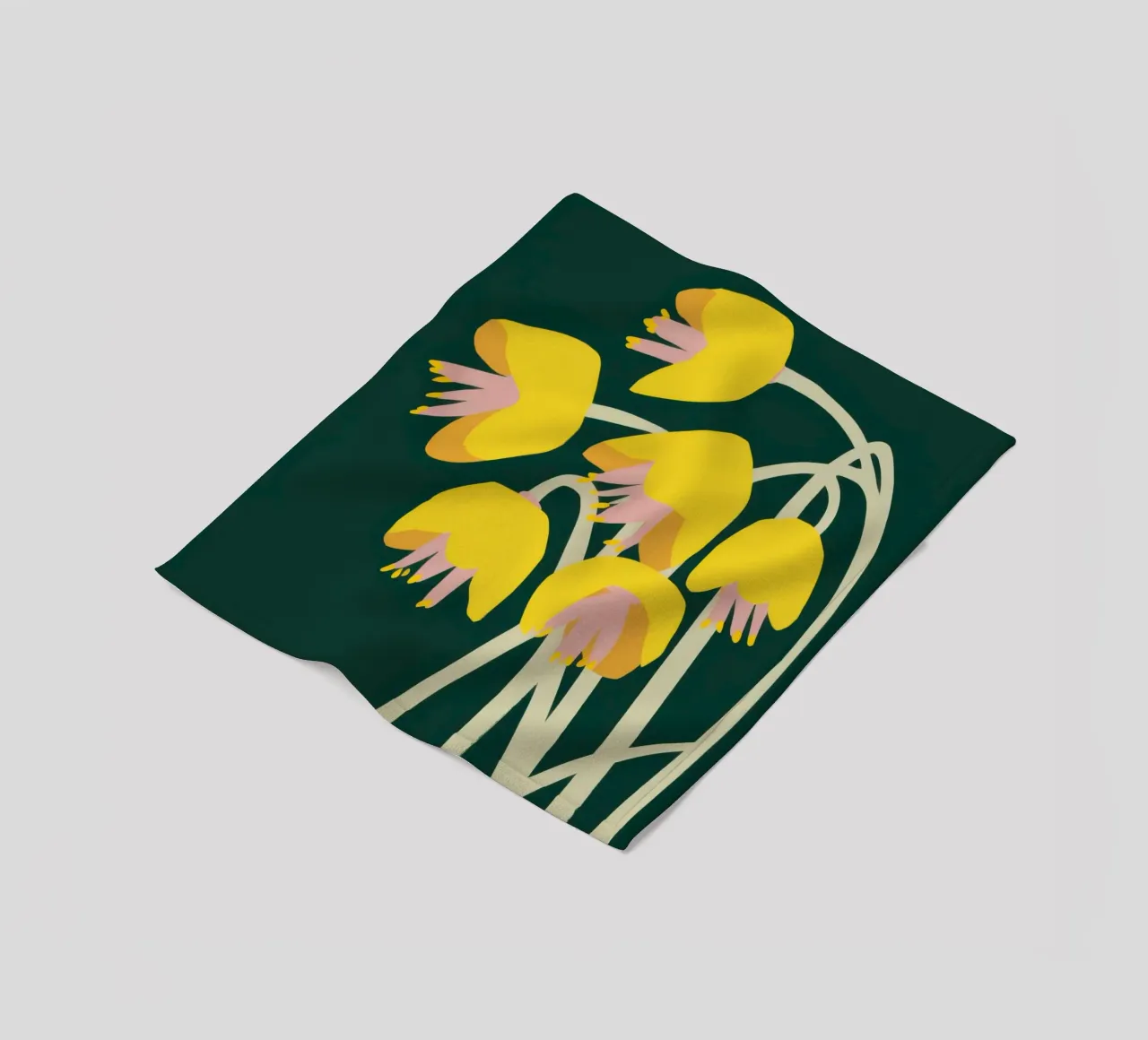 Tulipani dell'ora d'oro coperta in pile da Solar Paint