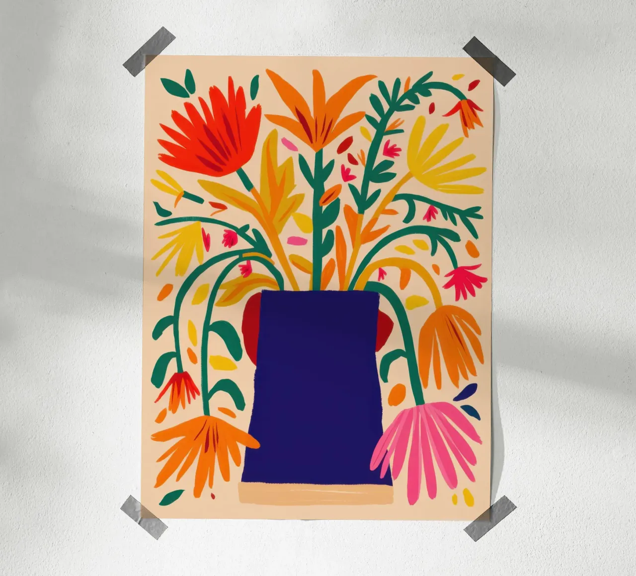 Vibrante quiete floreale carta hahnemühle da Frosh Pallete