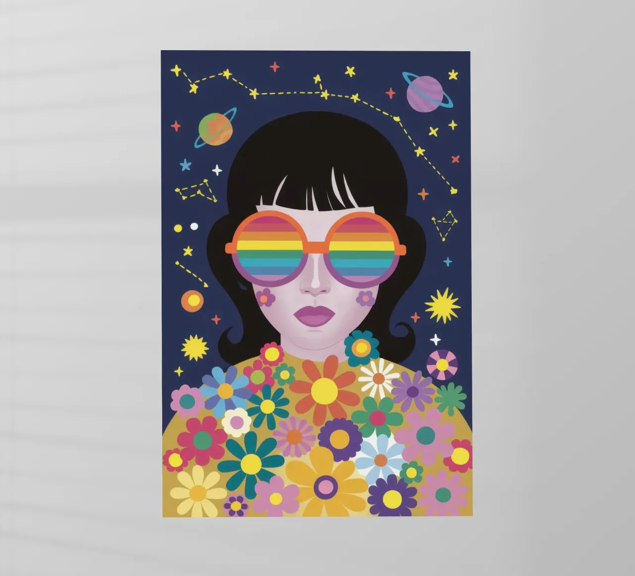 Sguardo cosmico dell'arcobaleno pellicola backlit da Frosh Pallete