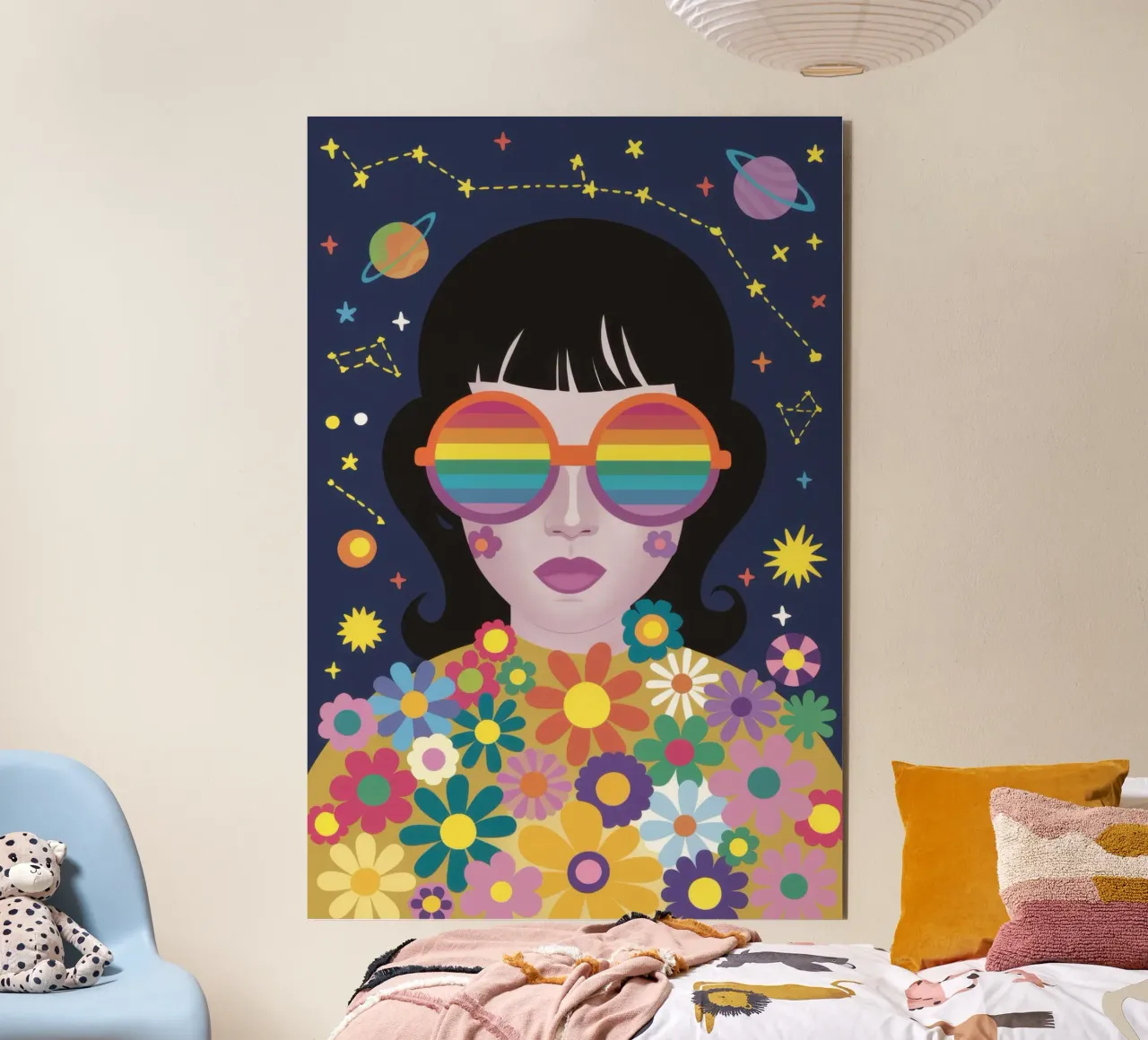 Sguardo cosmico dell'arcobaleno alluminio dibond da Frosh Pallete