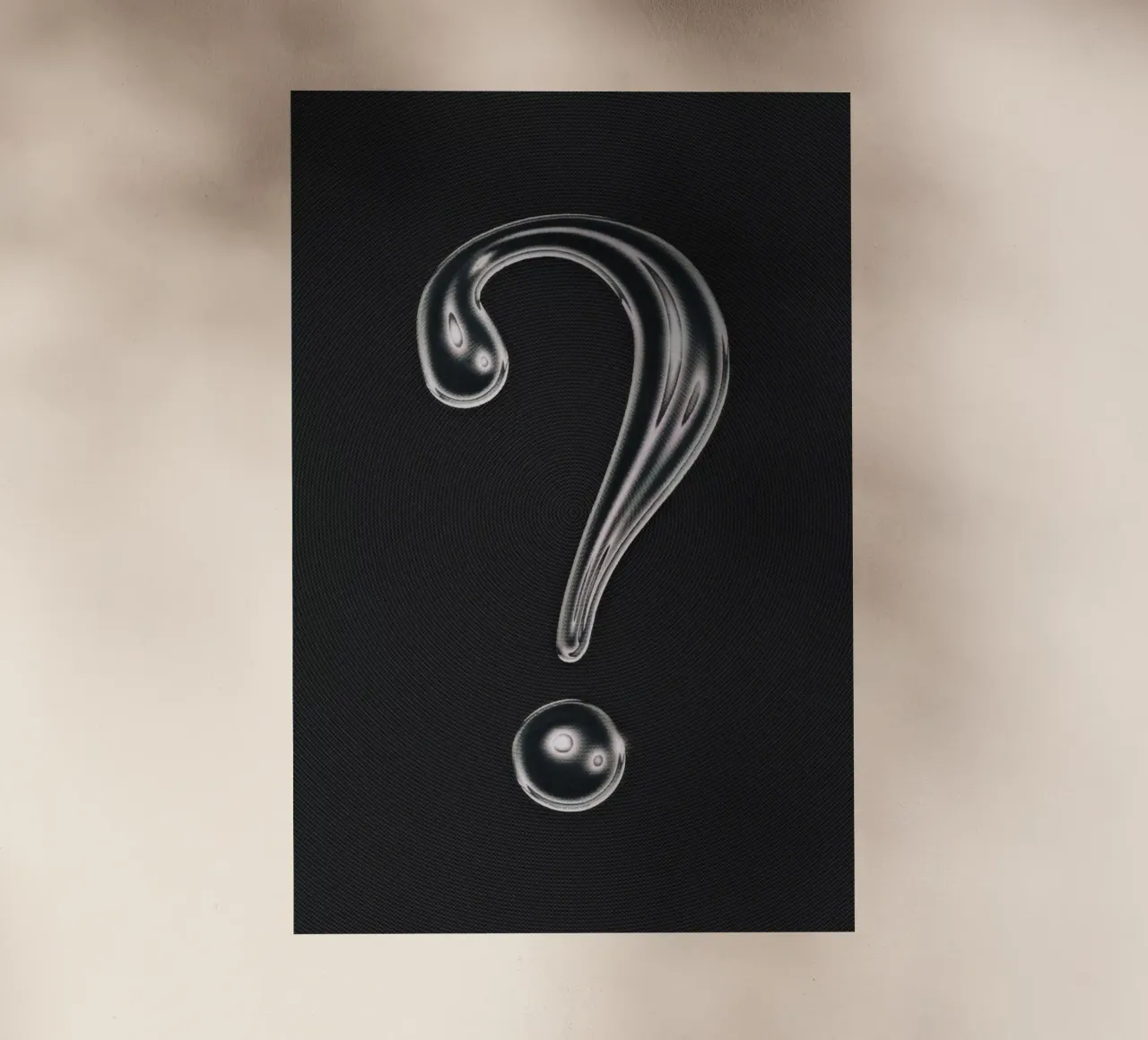 Punto interrogativo pellicola backlit da Jonas Loose