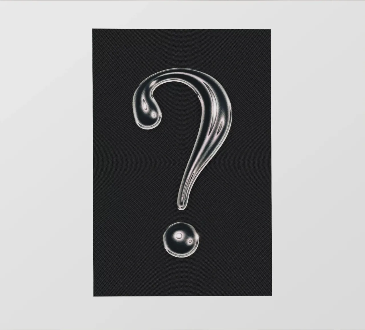 Punto interrogativo pellicola backlit da Jonas Loose